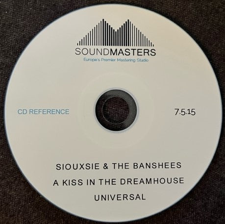 Siouxsie & The Banshees - A Kiss In The Deramhouse Rare Studio Master CD