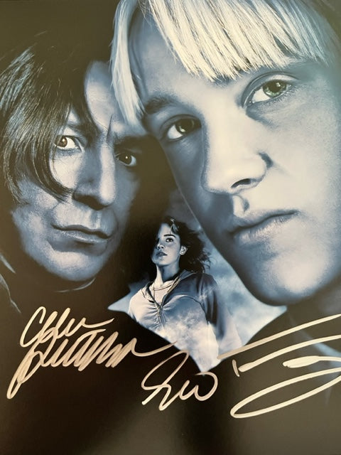 Harry Potter - Hand Signed 8 x 10 Photo Alan Rickman - Tom Felton - Emma Watson