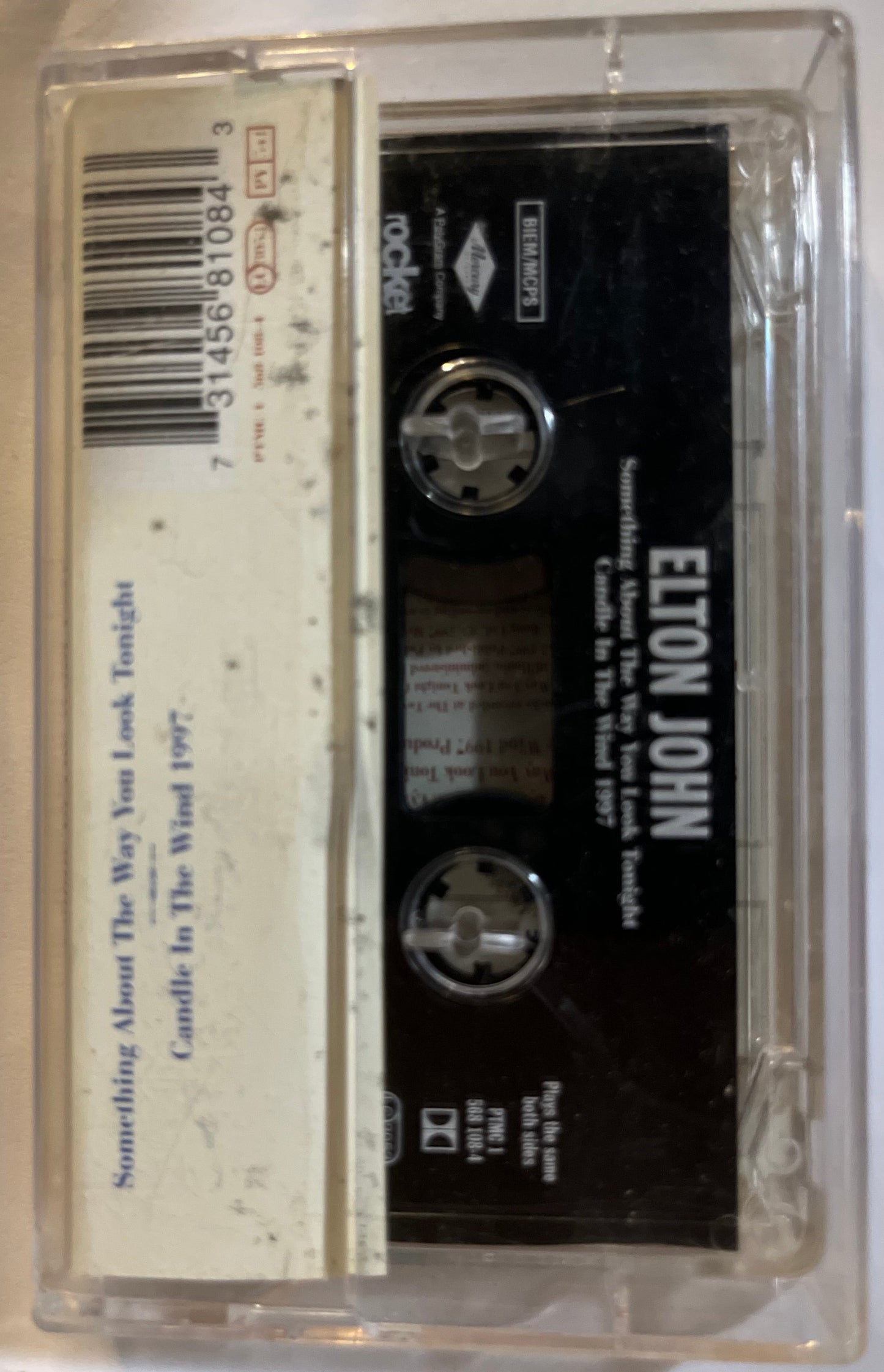 Elton John - Something In The Way/Candle In The Wind European Import Cassette Single