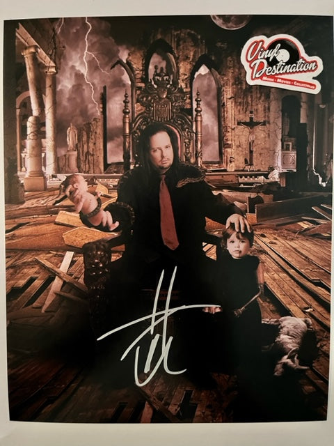 Jonathan Davis - KORN - Hand Signed 8 x 10 Photo