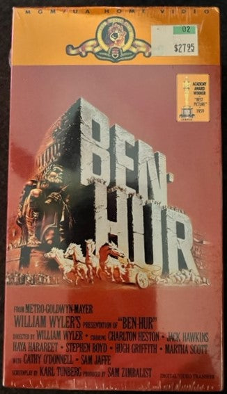 Ben-Hur - VHS 2x Videocassette NEW / Factory Sealed