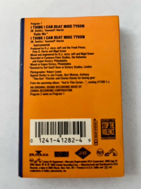 D.J. Jazzy Jeff & Fresh Prince - I Think I Can Beat Mike Tyson U.S. Cassette Single