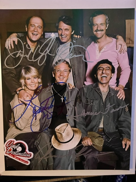 MASH - Cast Signed 8 x 10 Photo Swit - Alda - Farr - Stiers