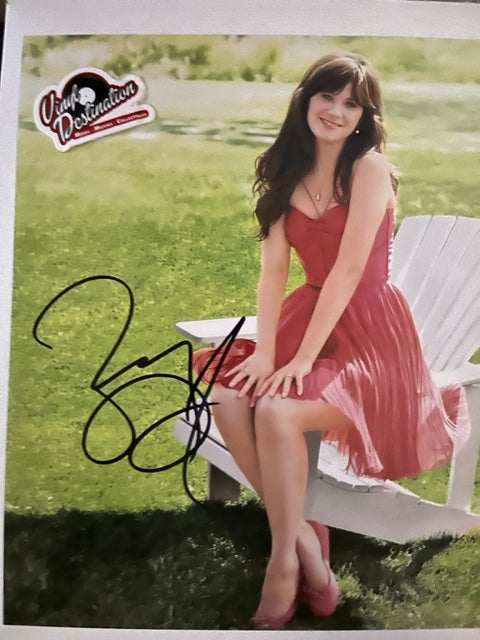 Zooey Deschanel - Hand Signed 8 x 10 Photo