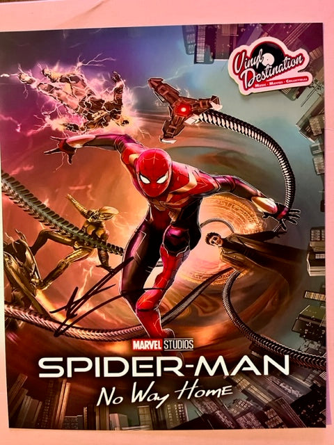 Tom Holland - Spiderman Hand Signed 8 x 10 Photo
