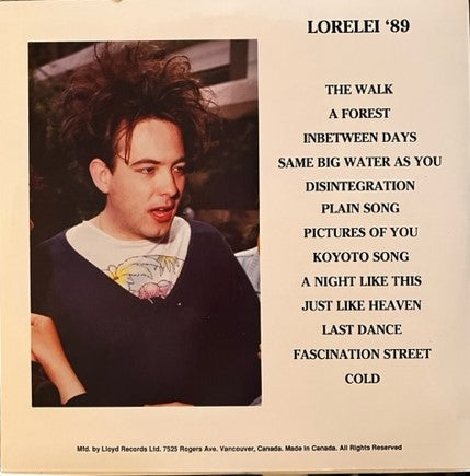 The Cure - Lorelei '89 Rare Live 2xLP