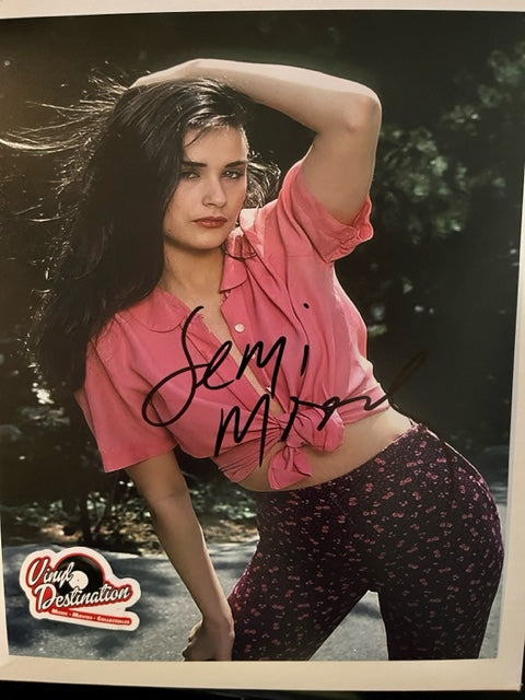 Demi Moore - Hand Signed 8 x 10 Photo