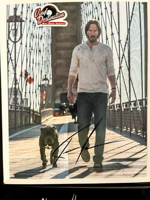 Keanu Reeves - John Wick Hand Signed 8 x 10 Photo