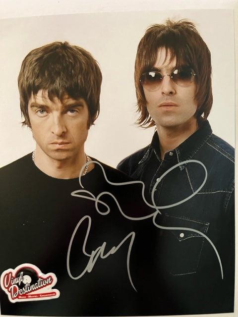 OASIS - Hand Signed 8 x 10 Photo Noel & Liam Gallagher