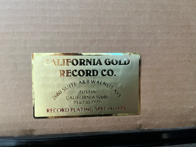 Concrete Blonde - Bloodletting RARE Framed RIAA Record Award