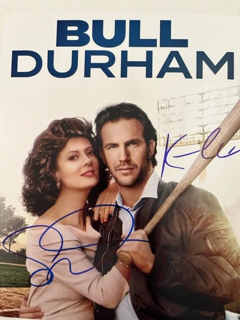 BULL DURHAM - Cast Signed 8 x 10 photo Costner & Sarandon