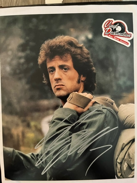Sylvester Stallone - John Rambo - Hand Signed 8 x 10 Photo