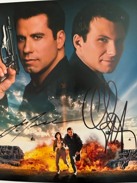 BROKEN ARROW - Cast Signed 8 x 10 Photo Travolta & Slater