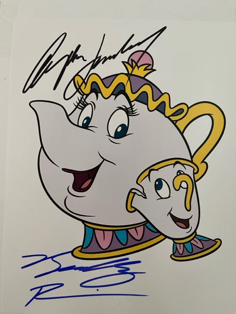 BEAUTY AND THE BEAST - Cast Signed 8 x 10 Photo Angela Lansbury & Bradley Pierce