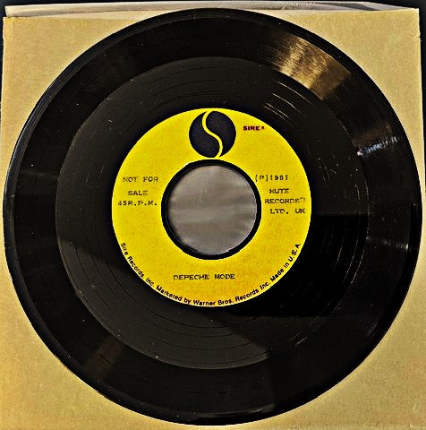 Depeche Mode - Boys Say Go / Any Second Now UNIQUE 7" Metal Acetate