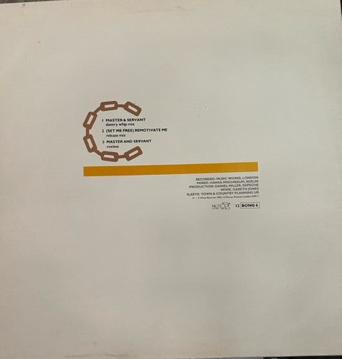 Depeche Mode - Master & Servant - Hand Signed UK 12" Sleeve