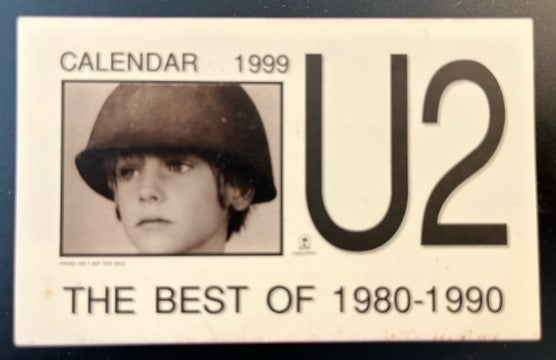U2 - The Best Of 1980-1990 RARE Thailand Cassette LP With Bonus Promo Note Cards