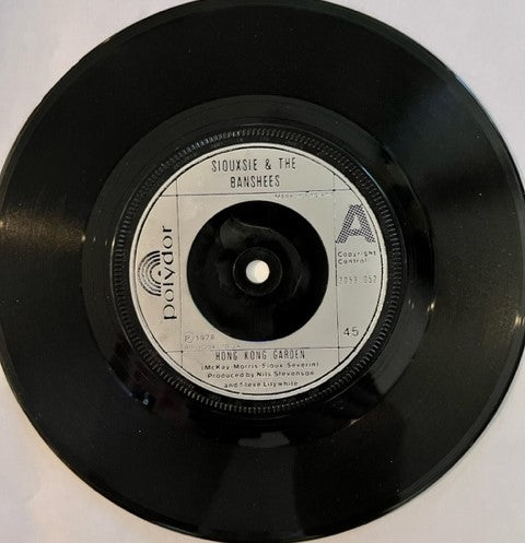 Siouxsie & The Banshees - Hong Kong Garden - FULLY SIGNED Debut 7" Single