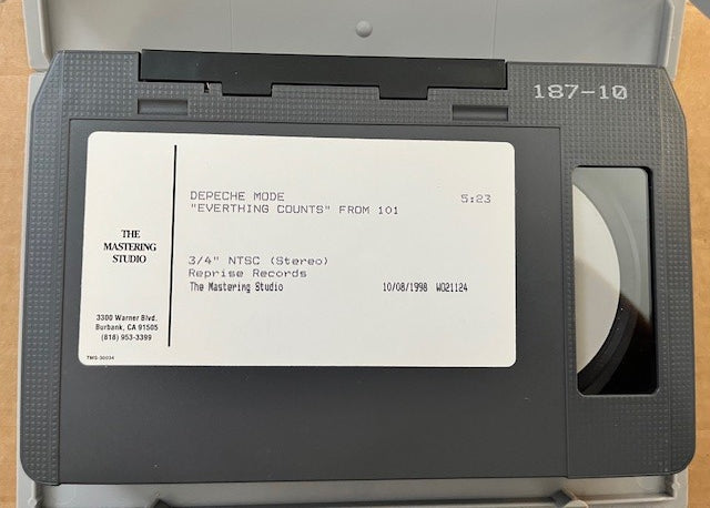 Depeche Mode - Everything Counts (From 101) RARE Promo U-Matic Video Tape