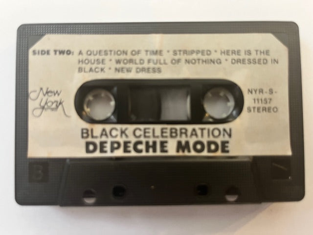 Depeche Mode - Black Celebration RARE Philippine Cassette LP
