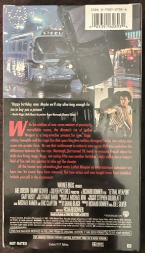 Lethal Weapon Director's Cut - VHS Videocassette New / Sealed Gibson / Glover