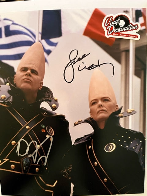 Coneheads - Cast Signed 8 x 10 Photo Dan Aykroyd & Jane Curtin