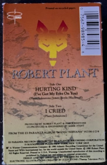 Robert Plant - Hurting Kind U.S. Cassette Single