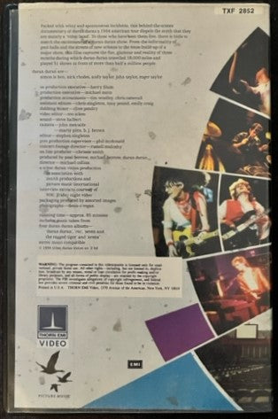 Duran Duran - Sing Blue Silver RARE Betamax Videocassette