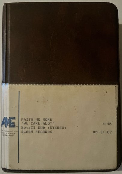 Faith No More - We Care Alot Rare Promotional Only Beta Video Cassette