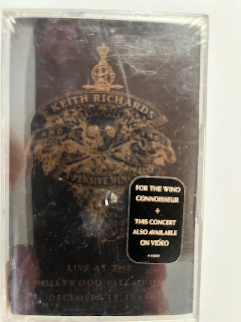 Keith Richards - Live At The Hollywood Palladium U.S. Cassette LP NEW / Sealed