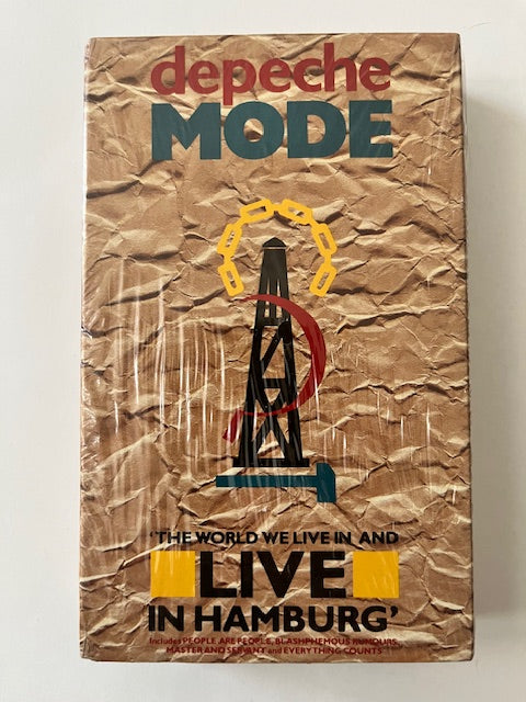 Depeche Mode - Live In Hamburg RARE U.S. Beta Videocassette *NEW/Factory Sealed*