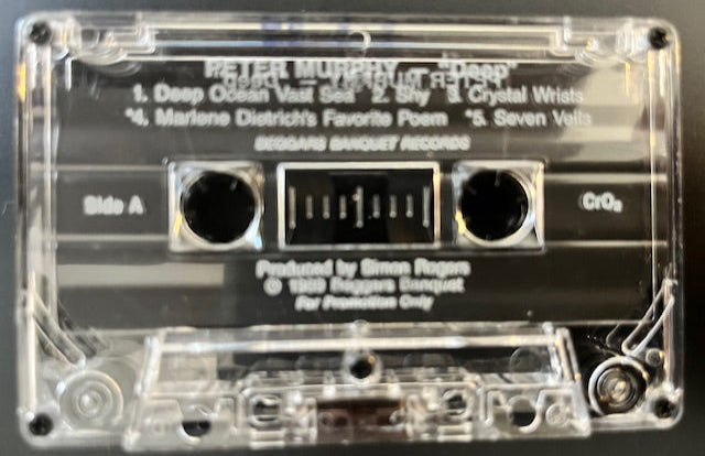 Peter Murphy - Deep Super Rare Promotional Only Cassette LP