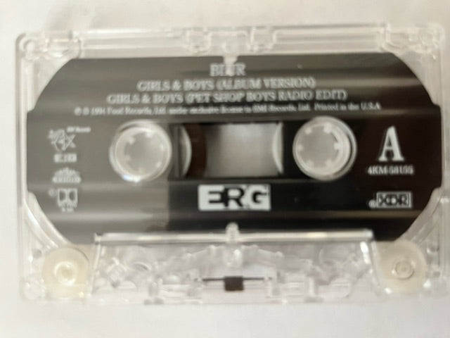 BLUR - Girls & Boys U.S. Cassette Single