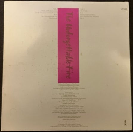 U2 -The Unforgettable Fire - RARE Mexican Import LP - Alternate GREY Sleeve Design