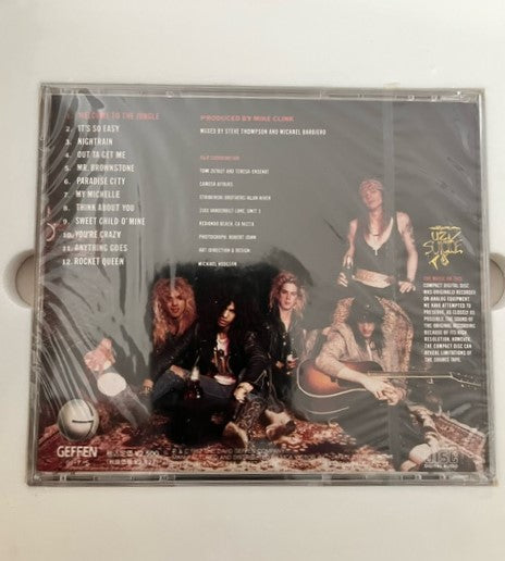Guns-N-Roses RARE Japanese 10" x 10" CD Box Set With 4 Live Photos