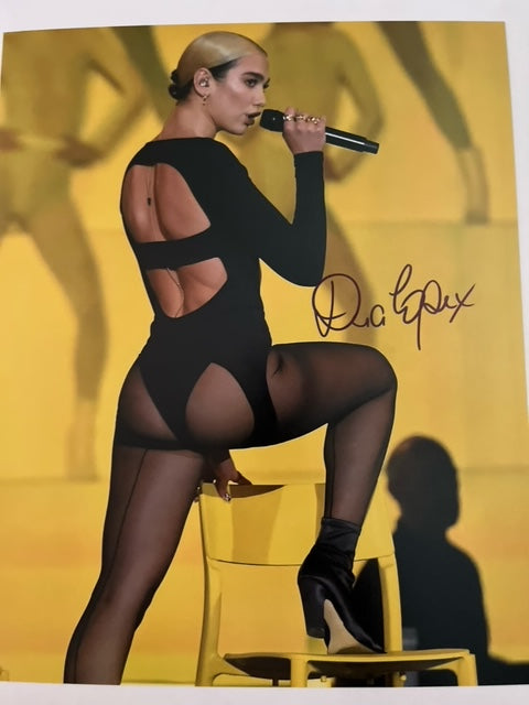 Dua Lipa - Hand Signed 8 x 10 Photo