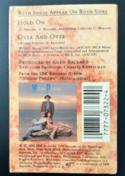 Wilson Phillips - Hold On U.S. Cassette Single