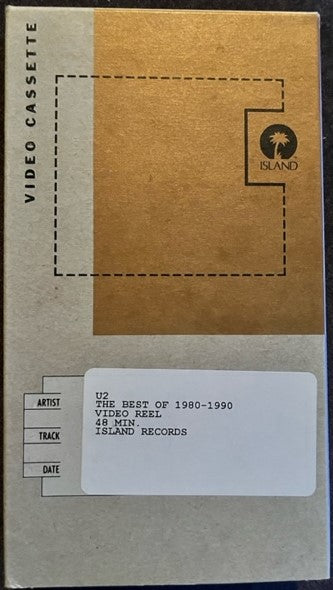 U2 - The Best Of 1980-1990 RARE Promotional Only VHS