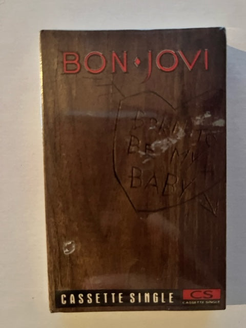 Bon Jovi - Born To Be My Baby U.S. Cassette Single Sealed / Mint
