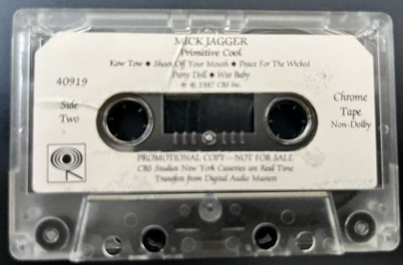 Mick Jagger - Primitive Cool U.S. Promo Cassette LP