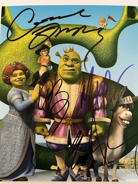 SHREK - Cast Signed 8 x 10 Photo Myers - Murphy - Diaz - Banderas