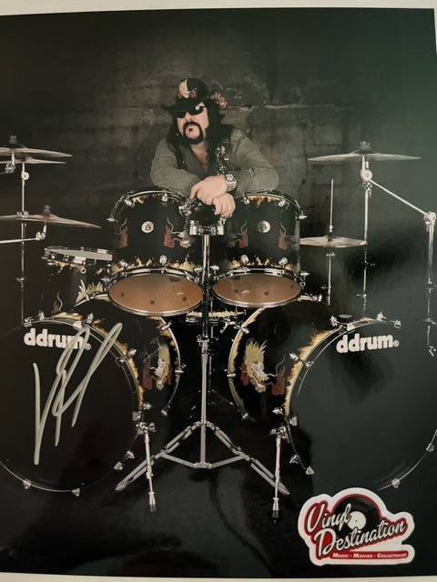Vinnie Paul - PANTERA - DAMAGEPLAN - Hand Signed 8 x 10 PHOTO