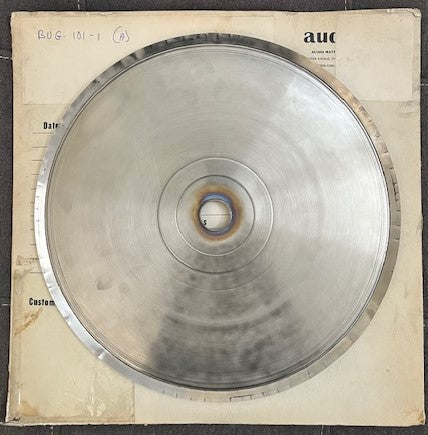 U2 - Two Sides Live Metal Masterplate Stamper Side A