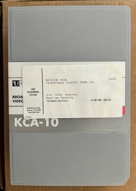 Depeche Mode - Everything Counts (From 101) RARE Promo U-Matic Video Tape
