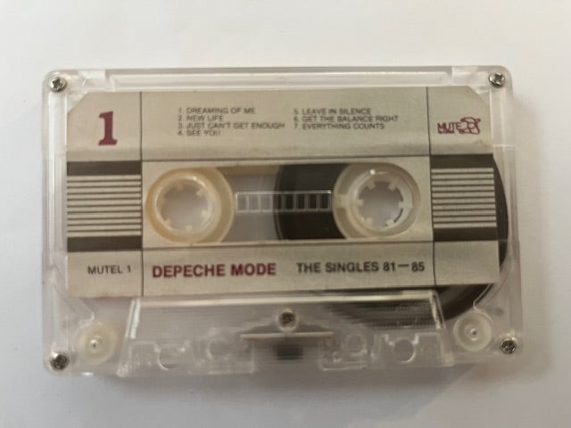 Depeche Mode - The Singles 81-85 RARE Philippine Cassette LP