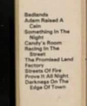 Bruce Springsteen - Darkness On The Edge Of Town