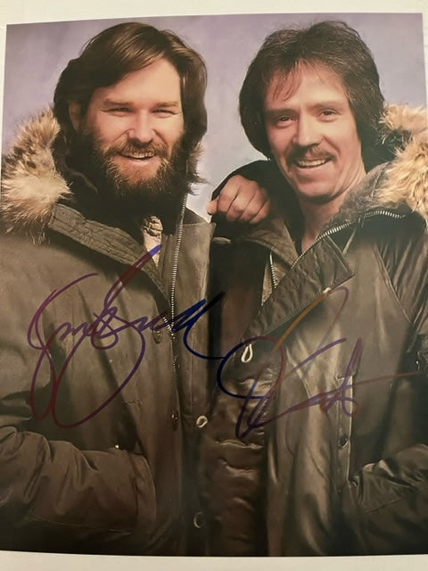 THE THING - Hand Signed 8 x 10 Kurt Russell & John Carpenter