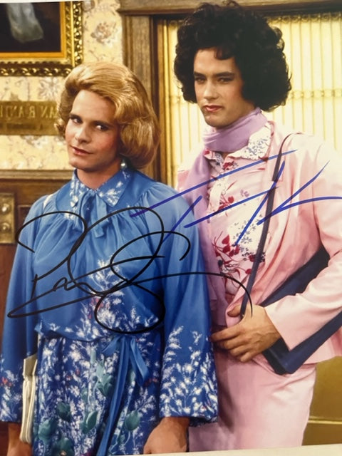 Bosom Buddies - Hand Signed 8 x 10 Photo - Peter Scolari & Tom Hanks