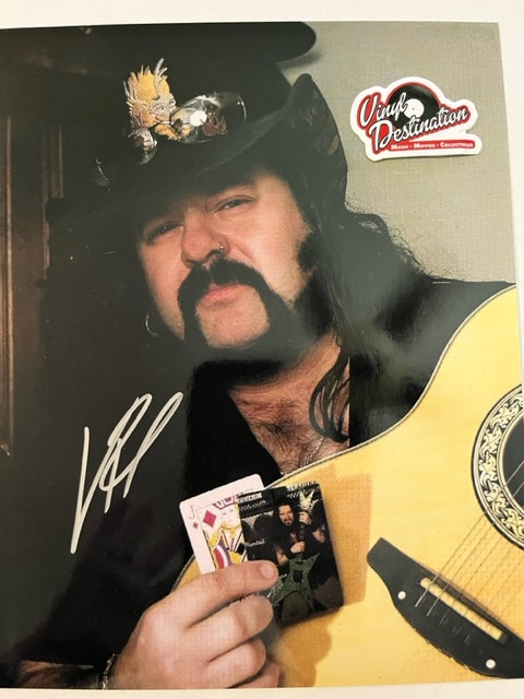 Vinnie Paul - Pantera - Damageplan - Hand Signed 8 x 10 Photo