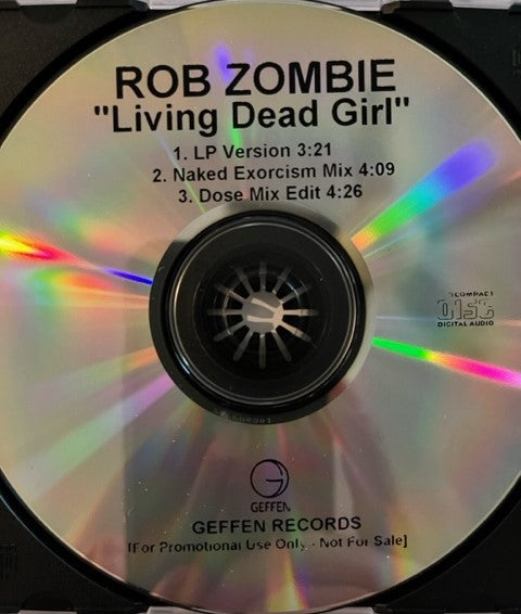 Rob zombie - Living Dead Girl Rare 3-Track Test Pressing CD